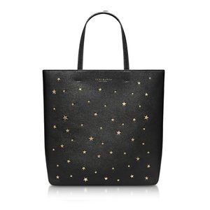 NWT TORY BURCH Black Star Studs Tote Bag